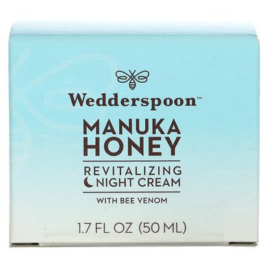 Ночной крем с пчелиным ядом Wedderspoon (Manuka Honey Night Cream Organic) 50 мл купить в Киеве и Украине
