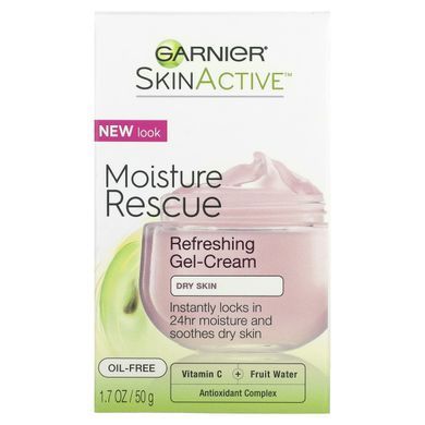 Освіжаючий гель-крем, для сухої шкіри, Moisture Rescue, SkinActive, Garnier, 50 г