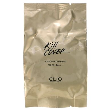 Clio, Kill Cover, набір подушечок для ампули, SPF 50+, PA+++, пісок 05, 2 подушки, 0,52 унції (15 г) кожна
