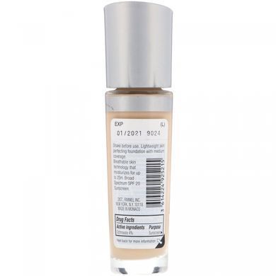 Стійка тональна основа Lasting Finish 25HR Breathable, відтінок 100 слонова кістка, Rimmel London, 30 мл