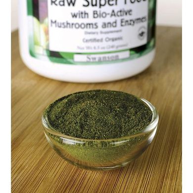 Сертифіковане органічне сировину Супер Їжа, Certified Organic Raw Super Food, Swanson, 240 г