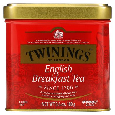 Листовий чай «Англійський сніданок» Twinings (Classics Loose Tea) 100 г