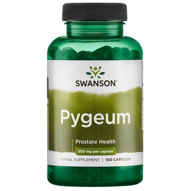 Вітаміни для простати Пугеум Swanson (Pygeum) 500 мг 100 капсул