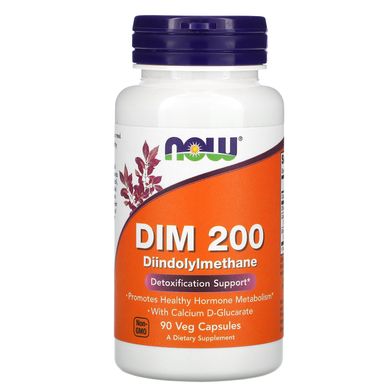 Дііндолілметан ДІМ 200 Now Foods (DIM 200) 90 вегетаріанських капсул