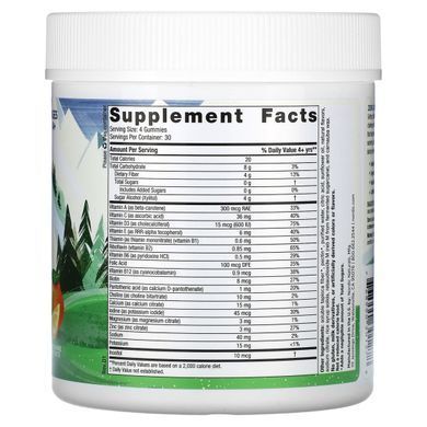 Мультивітаміни для дітей без цукру апельсин / лимон Nordic Naturals (Kids Multi Gummies) 120 жувальних цукерок