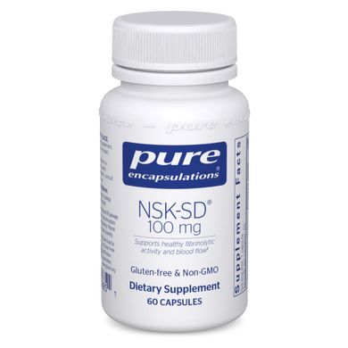 Наттокіназа Pure Encapsulations (NSK-SD Nattokinase) 100 мг 60 капсул