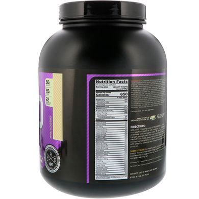 Протеїн для набору ваги Pro Gainer, з високим вмістом білка, ванільний заварний крем, Optimum Nutrition, 5,09 фунта (2,31 кг)