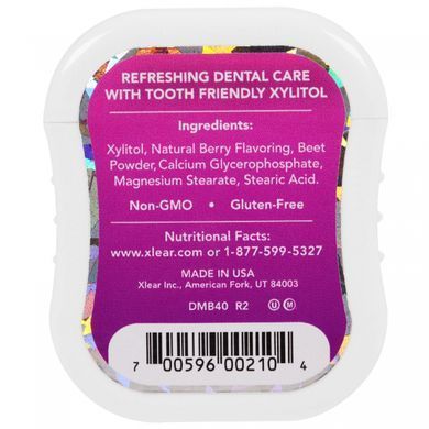 Spry Germs, мятные ягоды, Xlear, 40 штук, 25 г купить в Киеве и Украине
