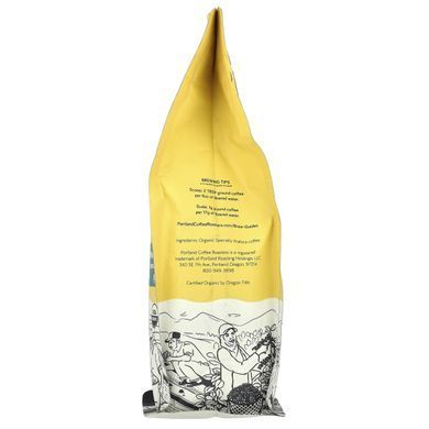 Portland Coffee Roasters, Органический кофе, молотый, легкая обжарка, песня танагера, 340 г (12 унций) купить в Киеве и Украине