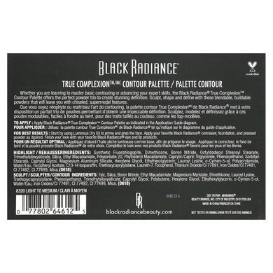 Black Radiance, True Complexion, Contour Palette, 8320 Light to Medium, 0.38 oz (11 g) купить в Киеве и Украине