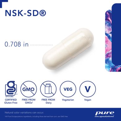 Наттокиназа Pure Encapsulations (NSK-SD Nattokinase) 100 мг 60 капсул купить в Киеве и Украине