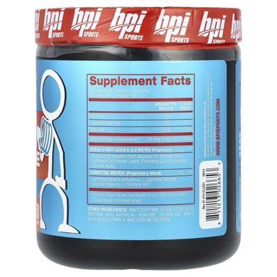 Conjugated linoleic acid + carnitine, fruit punch, BPI Sports, 10.58 oz (300 g)