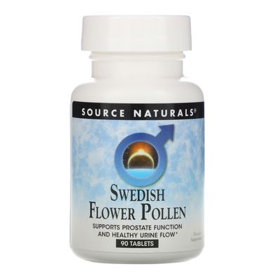 Пилок шведських квітів, Swedish Flower Pollen, Source Naturals, 90 таблеток