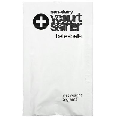 Безмолочна закваска для йогурта, Belle + Bella, 4 пакетика по 5 г