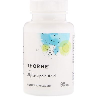 Альфа-ліпоєва кислота Thorne Research (Alpha-Lipoic Acid) 60 капсул