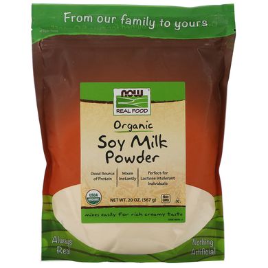 Сухе соєве молоко Now Foods (Soy Milk) 567 г