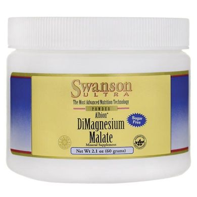 Магній Малат Swanson (Albion DiMagnesium Malate) 400 мг 60 г