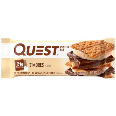 Протеїнові батончики зі смаком зефіру, Quest Nutrition, 12 шт по 60 г