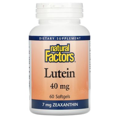 Лютеїн Natural Factors (Lutein) 40 мг 60 капсул
