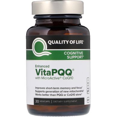 Когнітивна підтримка Quality of Life Labs (VitaPQQ) 30 капсул