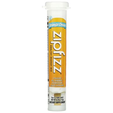 Zipfizz, Healthy Energy с витамином B12, апельсиновый крем, 20 тюбиков по 11 г каждый купить в Киеве и Украине