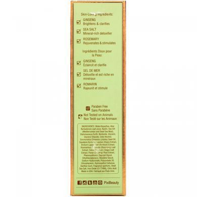 Mud mask with ginseng and sea salt Pixi Beauty (Glow Mud Beauty Mask with Ginseng & Sea Salt) 30 ml