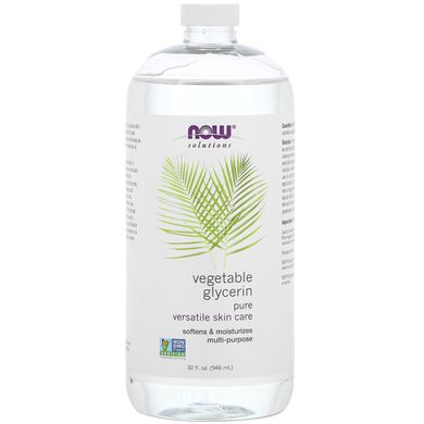 Гліцерин рослинний Now Foods (Vegetable Glycerine) 946 мл