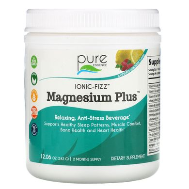 Підтримка серця + магній зі смаком малини і лимонаду Pure Essence (Magnesium Plus) 342 м