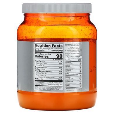 Ізолят соєвого білка натуральний смак Now Foods (Soy Protein Powder) 544 г