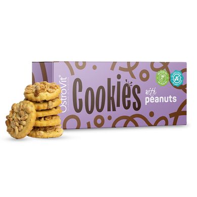 Печенье с арахисом OstroVit (Cookies with peanuts) 125 г купить в Киеве и Украине