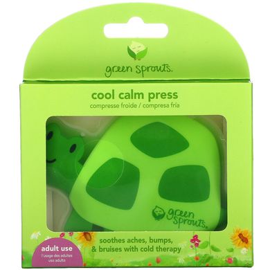 Прес у вигляді черепахи для полегшення болю при невеликих саднах та синцях Green Sprouts (Cool Calm Press) 1 шт