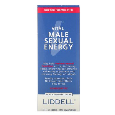 Життєво важлива чоловіча сексуальна енергія з тестостероном, Liddell, 30 мл