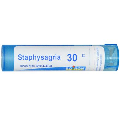 Стафізагрія Boiron, Single Remedies (Iron Staphysagria 30 C) 80 гранул