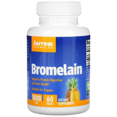 Бромелайн Jarrow Formulas (Bromelain) 500 мг 60 таблеток