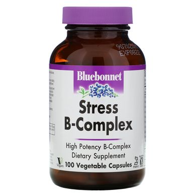 Стрес В-Комплекс Bluebonnet Nutrition (Stress B-Complex) 100 капсул