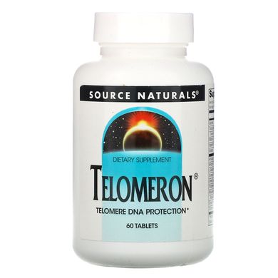 Защита теломеров ДНК, Теломерон, Telomeron, Source Naturals, 60 таблеток купить в Киеве и Украине