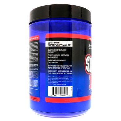 SuperPump Max, найкраща добавка для прийому перед тренуванням, кавун, Gaspari Nutrition, 1,41 фунта (640 г)