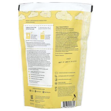 Washing Detergents for Laundry, Newborn, Soothing Chamomile with Essential Oils, 0-4 Months, Grab Green, 30 Loads, 1.05 Pounds (480 g)