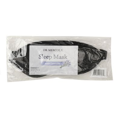 Маска для сну з лавандою Dr. Mercola (Sleep Mask with Lavender) 1 шт