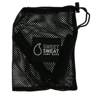 Sports Research, Тросова скакалка Sweet Sweat, чорна, 10 футів, 1 скакалка
