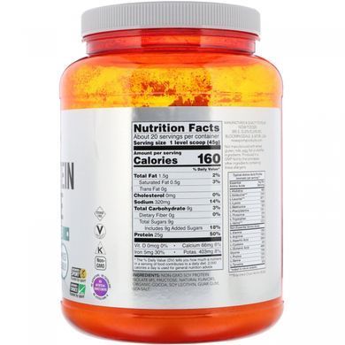 Isolate of Soy Protein with Natural Chocolate Flavor