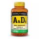 Витамины А и D3 Mason Natural (Vitamins A & D3) 100 гелевых капсул фото