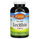 Лецитин, Lecithin, Carlson Labs, 1200 мг, 280 м'яких таблеток фото