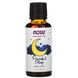 Суміш ефірних олій для покращення сна Now Foods (Peaceful Sleep Oil Blend) 30 мл фото