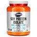Isolate of soy protein natural taste Now Foods 907 g