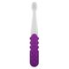 Зубна щітка для дітей, 3 роки +, надм`яка, сіро-фіолетовий, Totz Plus Brush, 3 Years +, Extra Soft, Gray Purple, RADIUS, 1 зубна щітка фото