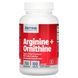 Аргінін + орнітин, Jarrow Formulas, 750 мг, 100 швидкорозчинних таблеток фото
