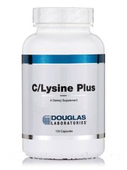 Вітамін C та Лізин Douglas Laboratories (C/Lysine Plus) 120 капсул