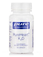 Вітаміни для серця Pure Encapsulations (PureHeart K2D) 60 капсул