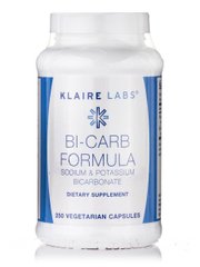 Вітаміни для балансування рівня рН в організмі Klaire Labs (Bi-Carb Formula) 250 вегетаріанських капсул